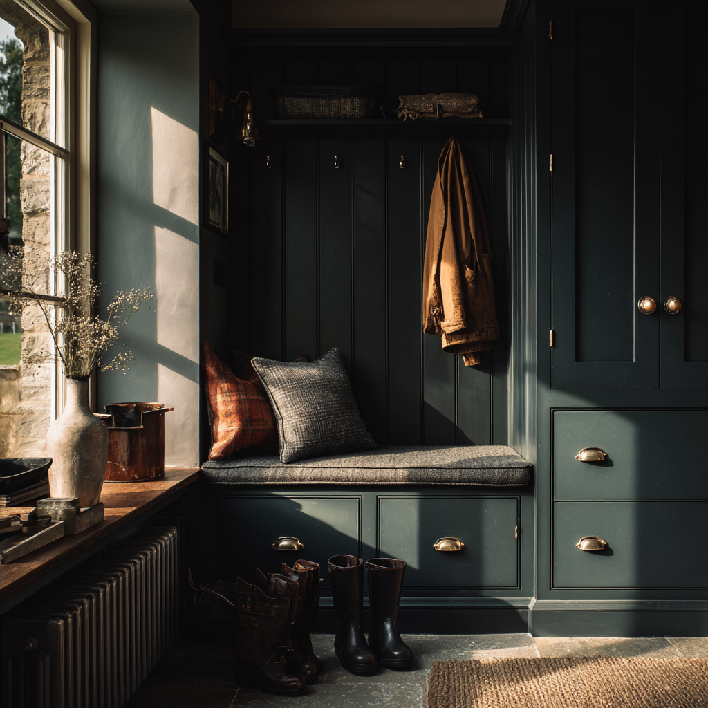 Bespoke boot room in Oxfordshire