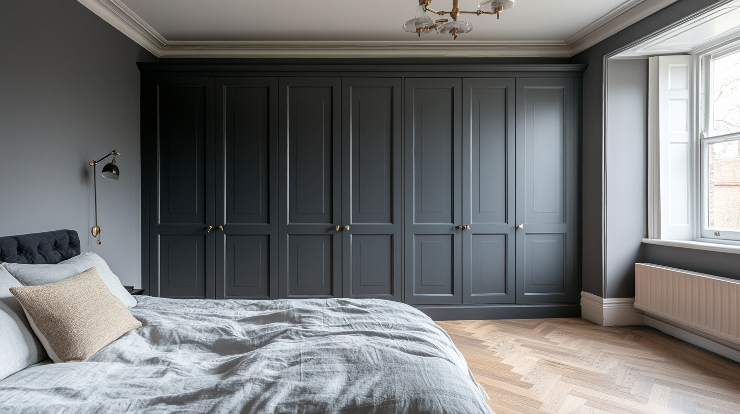Bespoke fitted wardrobe and dressing room by Morton Fine Furniture